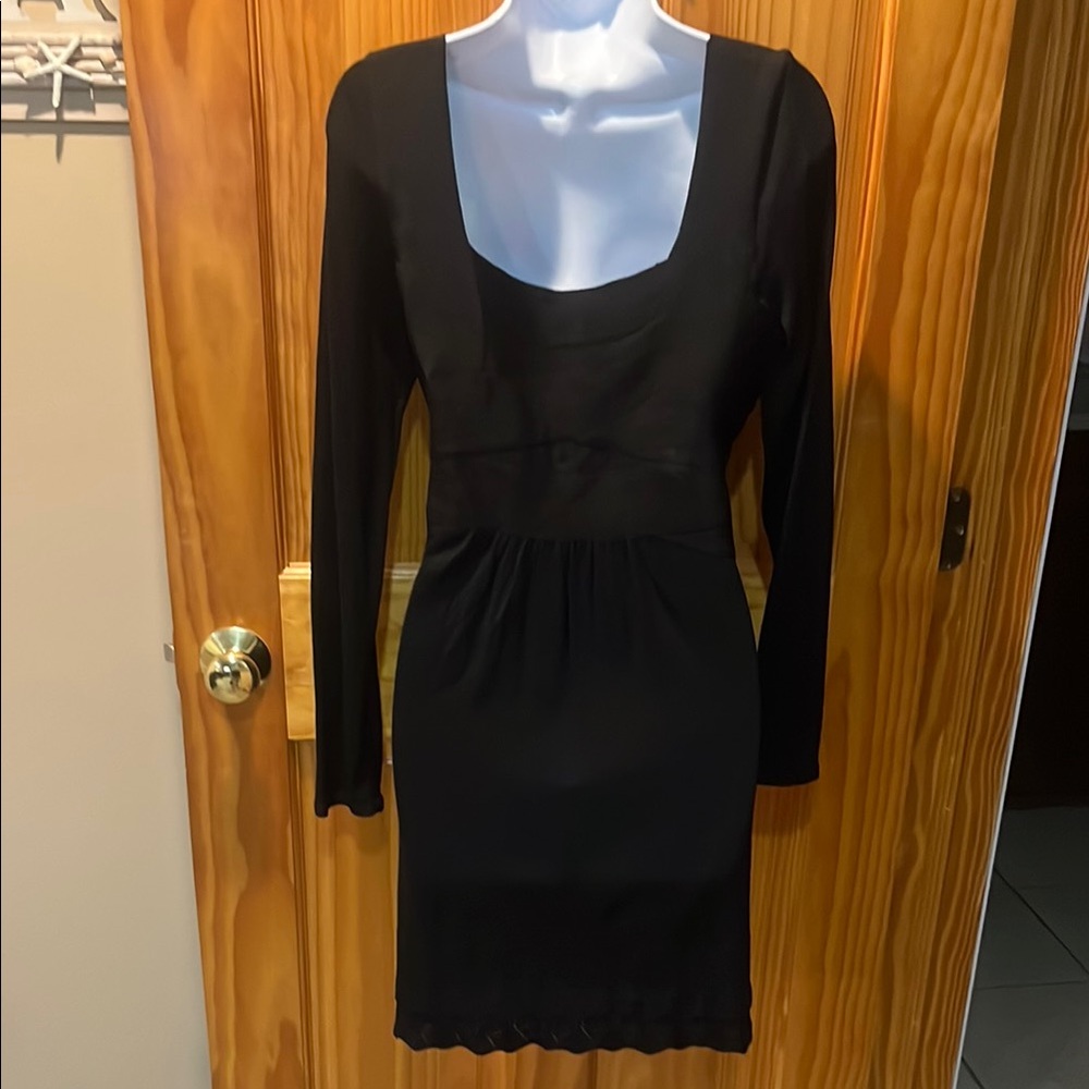 Beautiful Leifdottir Elegant Black Long Sleeve Dress - Picture 6 of 11